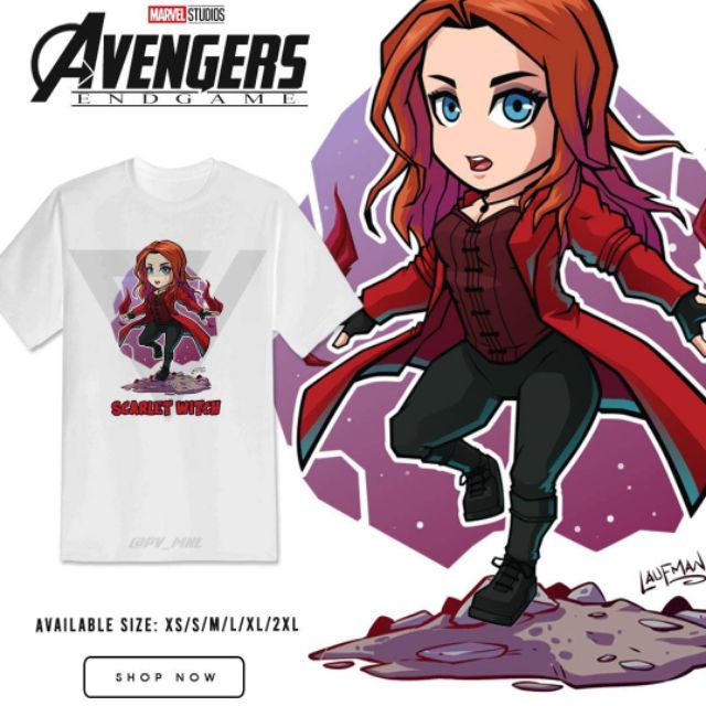 marvel scarlet witch t shirt