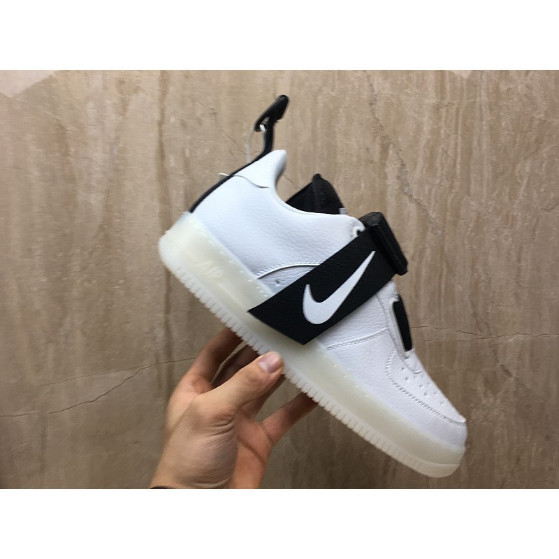 nike air force 1 utility buckle white