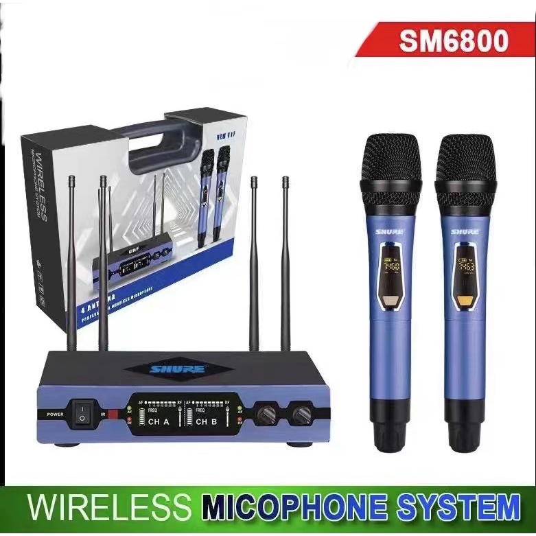 100Original Meet Dual Channel True Diversity Wireless Microphone
