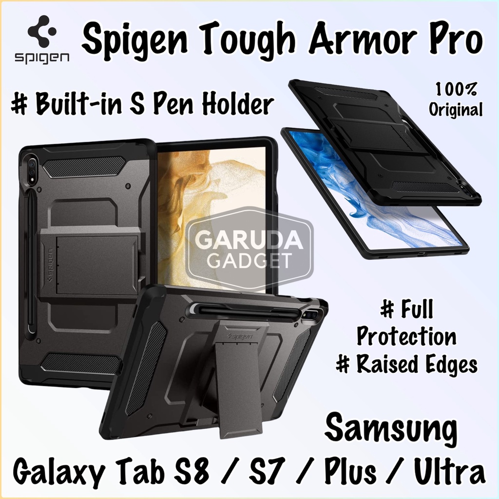 【メーカー公式ショップ】 Spigen Galaxy Tab S8 Plus タブレットケース
