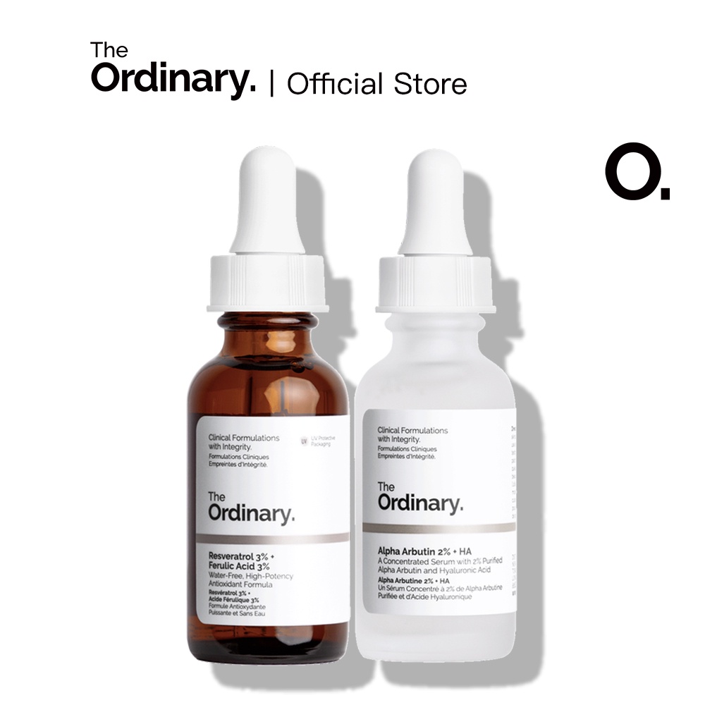 The Ordinary Antioxidant Whitening and Freckle Serums - Alpha Arbutin 2 ...