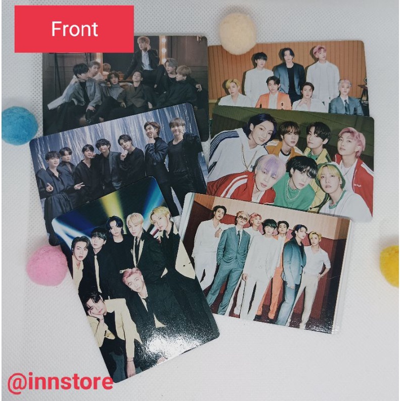 BTS Group Photocards Butter Photocards Lomo Cards Small Photocards