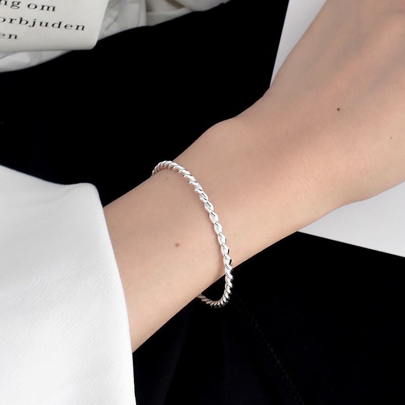 sterling silver bracelet wristband 