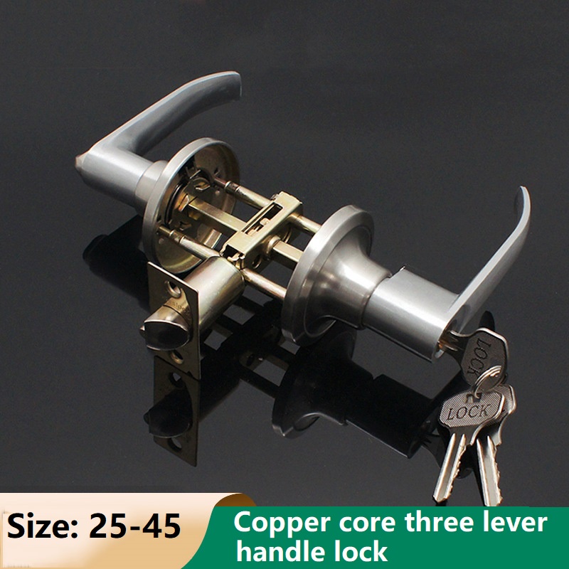 Door Lock Stainless Steel Rustproof Door Handle Lock AntiCorrosion