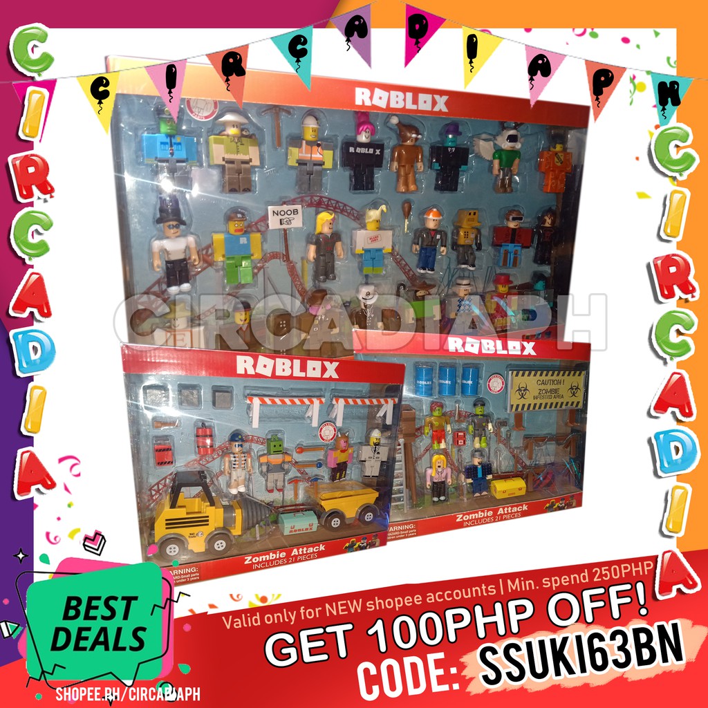 Roblox Ultimate Collector Set Zombie Attack Operation Tnt Large Playset No Code Shopee Philippines - toy codes for zombie rush on roblox