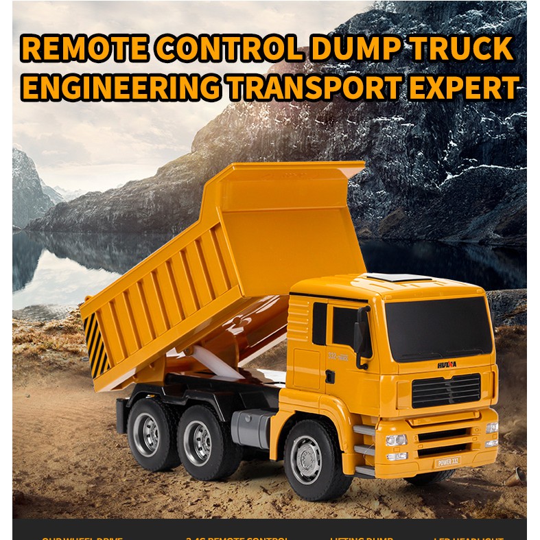 rc dump truck metal