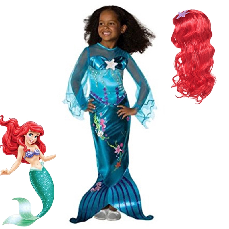 little mermaid dress girls