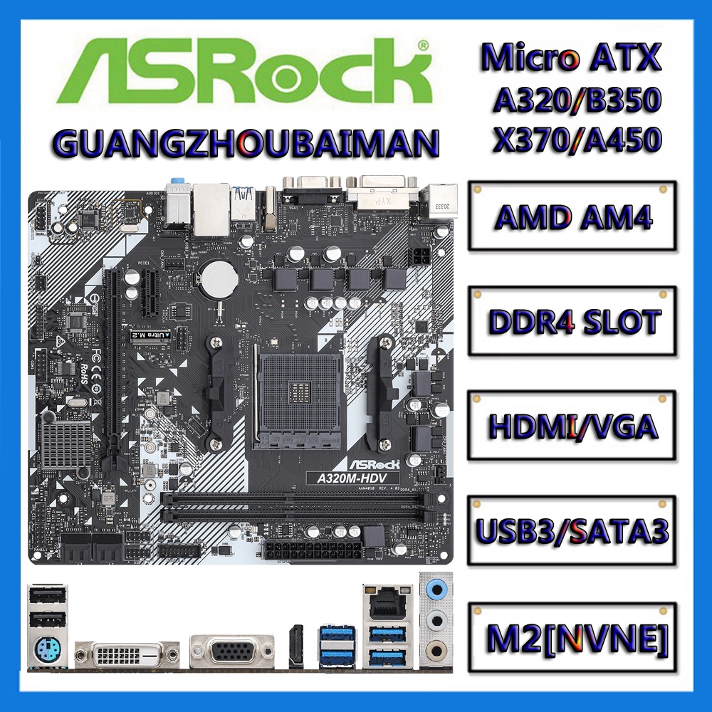 AsRock AB350M-HDV Motherboard Unboxing And Overview | atelier-yuwa.ciao.jp