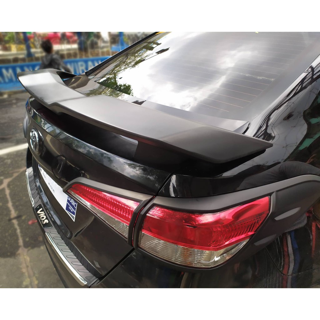 Toyota Vios 2019 to 2020 Matte Black Rear Spoiler Shopee Philippines