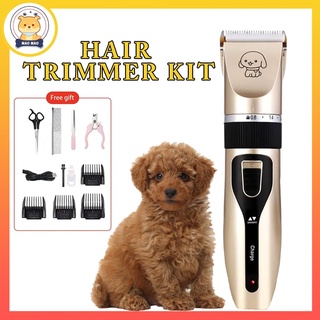Electric Pet Hair Kit Trimmer Rechargeable Shaver Set Cat/Dog Hair Clipper Grooming Kit