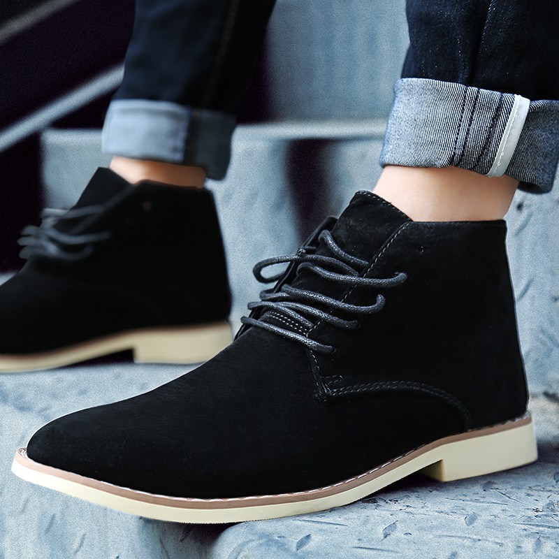 mens high top boots fashion