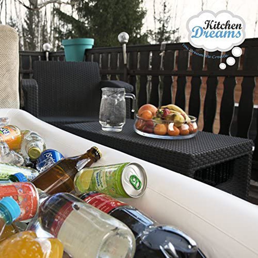 【Fast Delivery】Inflatable Serving Bar Salad Buffet Ice Cooler Picnic Drink Table Party Camping Table