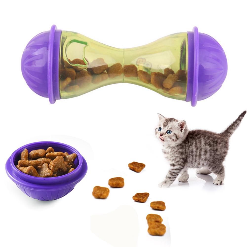 Pet Training Bone Shape High Quanlity Cat Ball Food Feeder Toy