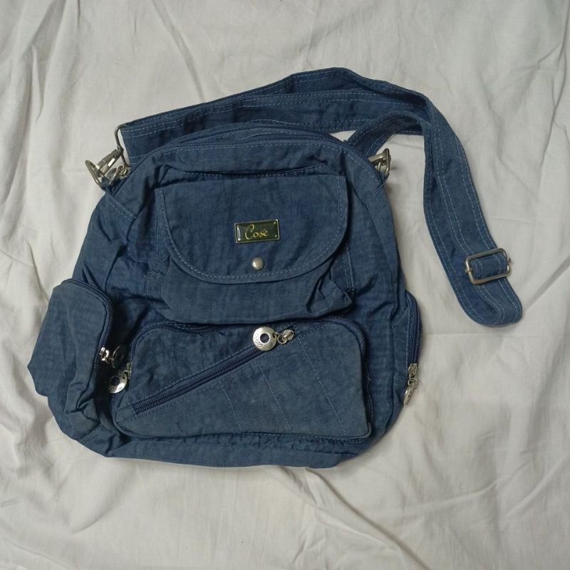 FT_COSE MINI BACKPACK NAVY BLUE Shopee Philippines