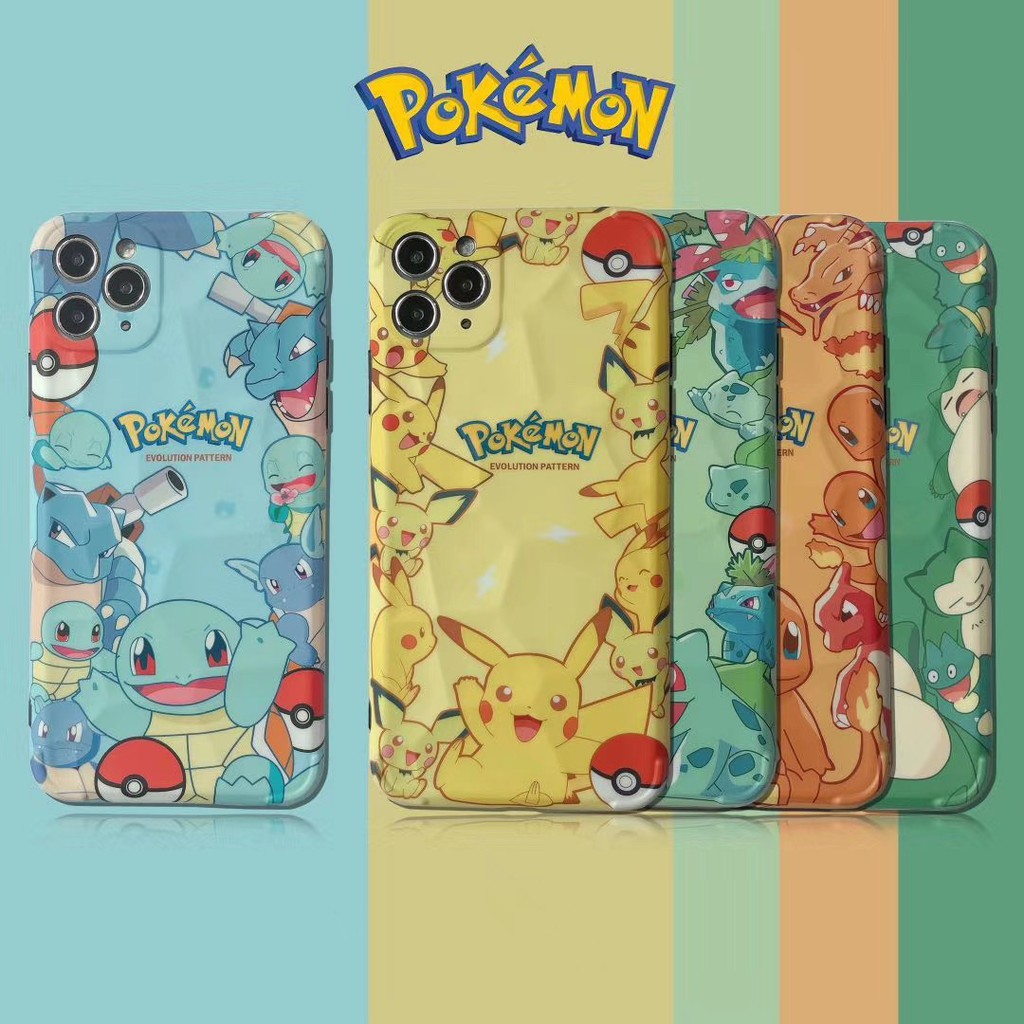 For Iphone Xr 11 Promax Xs 7 8 Plus Se 2 Pokemon Go Pikachu Case Shopee Philippines