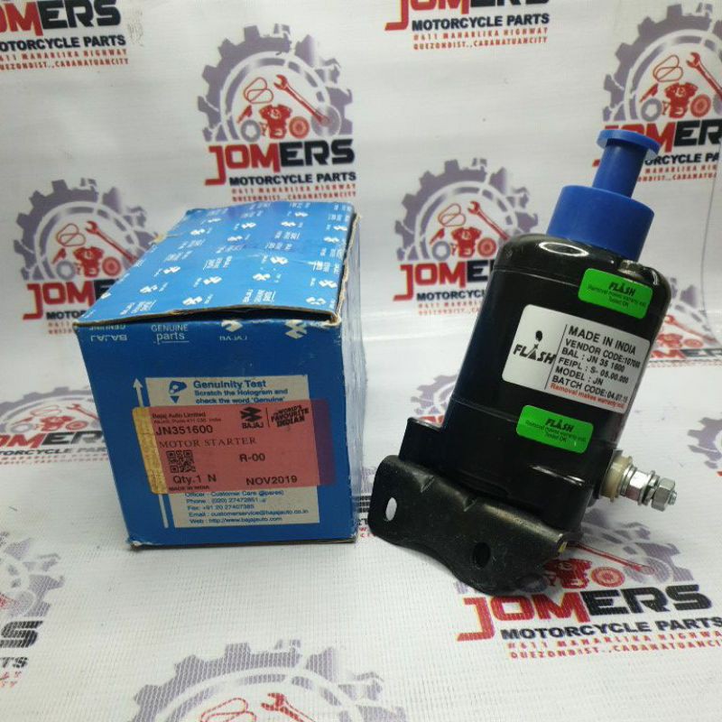 Discover 135 Starter Motor Assembly GENUINE JN351600 (S2B) Shopee Philippines