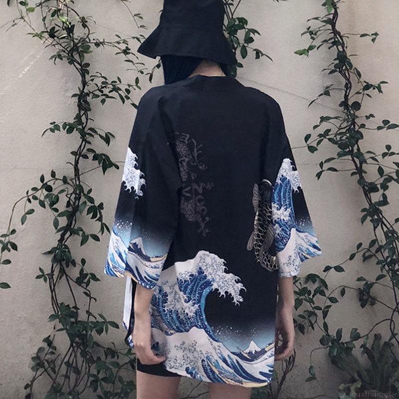 kimono cardigan shopee