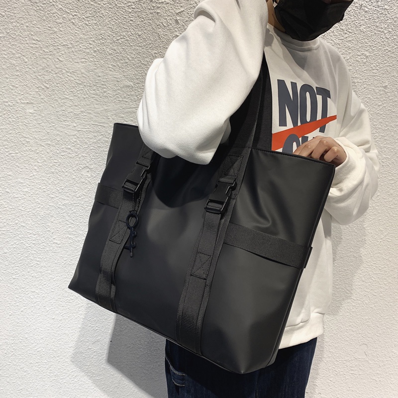 Ins Japanese Ulzzang Waterproof Men's Fashion Tote Bag Briefcase ...