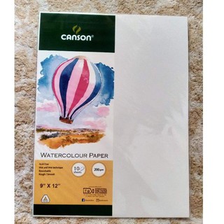 Canson Watercolor Paper 200gsm 9x12