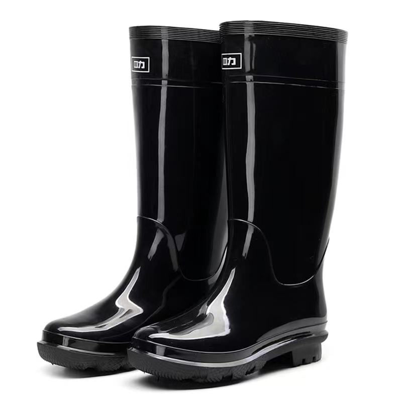 Extra Wide Calf Rain Boots in Black - 23 Inch Calf Fit- Wide in Foot and  Ankle – Jileon RainBoots