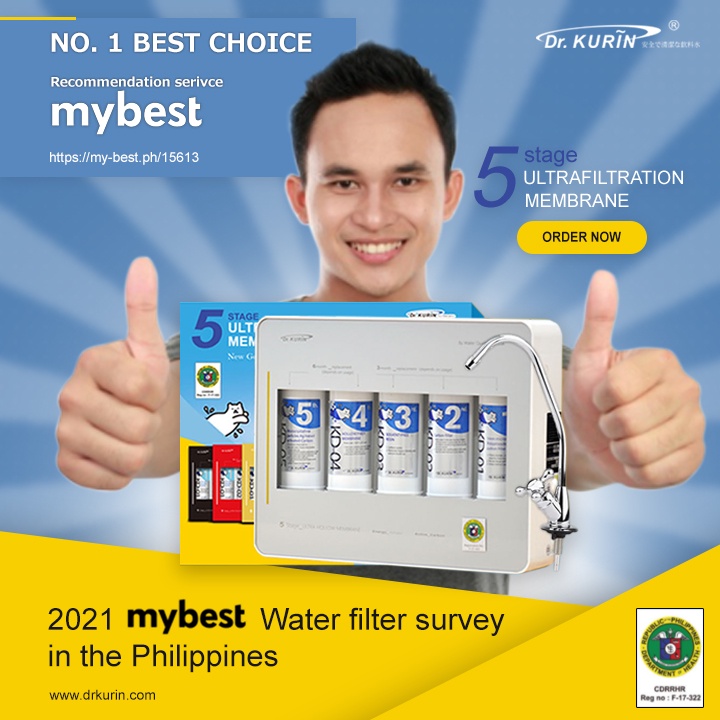 Water Filter / Water Purifier Dr. Kurin 5 Stage Newly Improved 2023