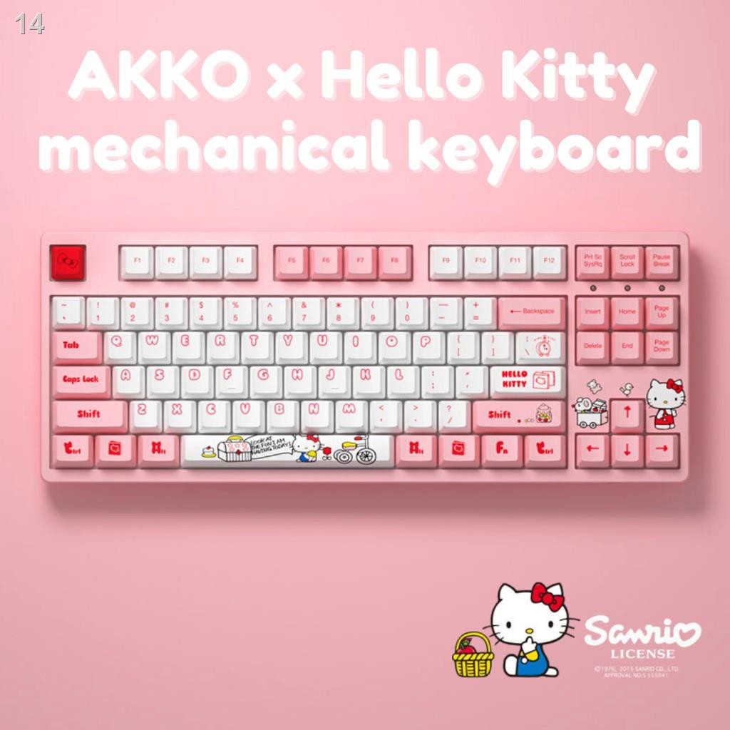 AKKO x Hello Kitty mechanical keyboard Wired Gaming Sanrio USB Type C