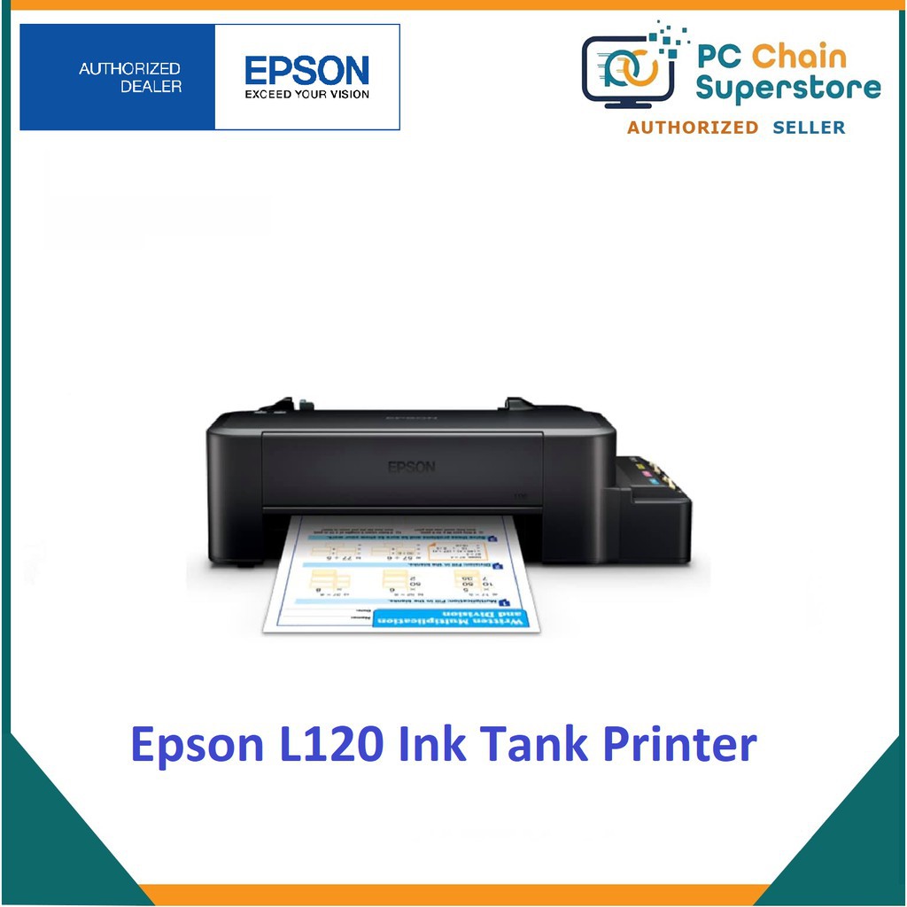 Epson L120 Single Function Printer With Set Of Inks Shopee Philippines 6216