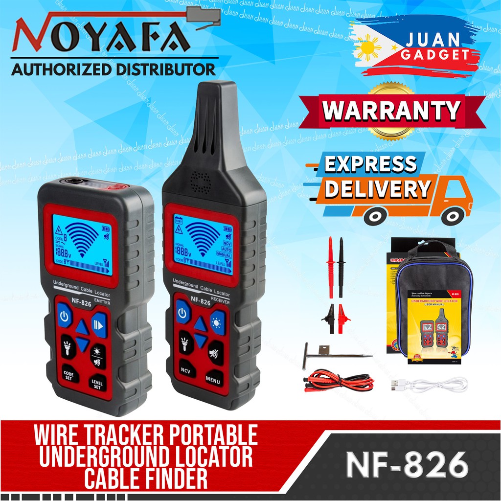 Noyafa NF826 Portable Wire Trackers Practical Telephone Lines Locator