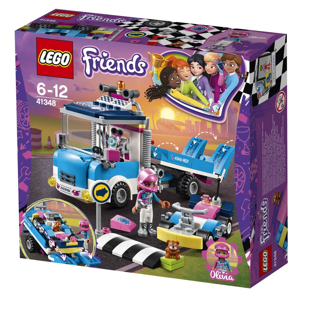 lego friends service and care truck 41348