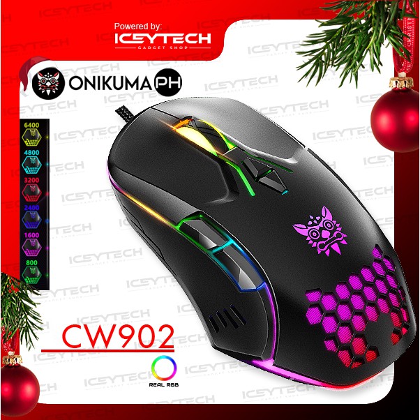 *NEW* ONIKUMA CW902 RGB Gaming Mouse(ByIceytech) Shopee Philippines