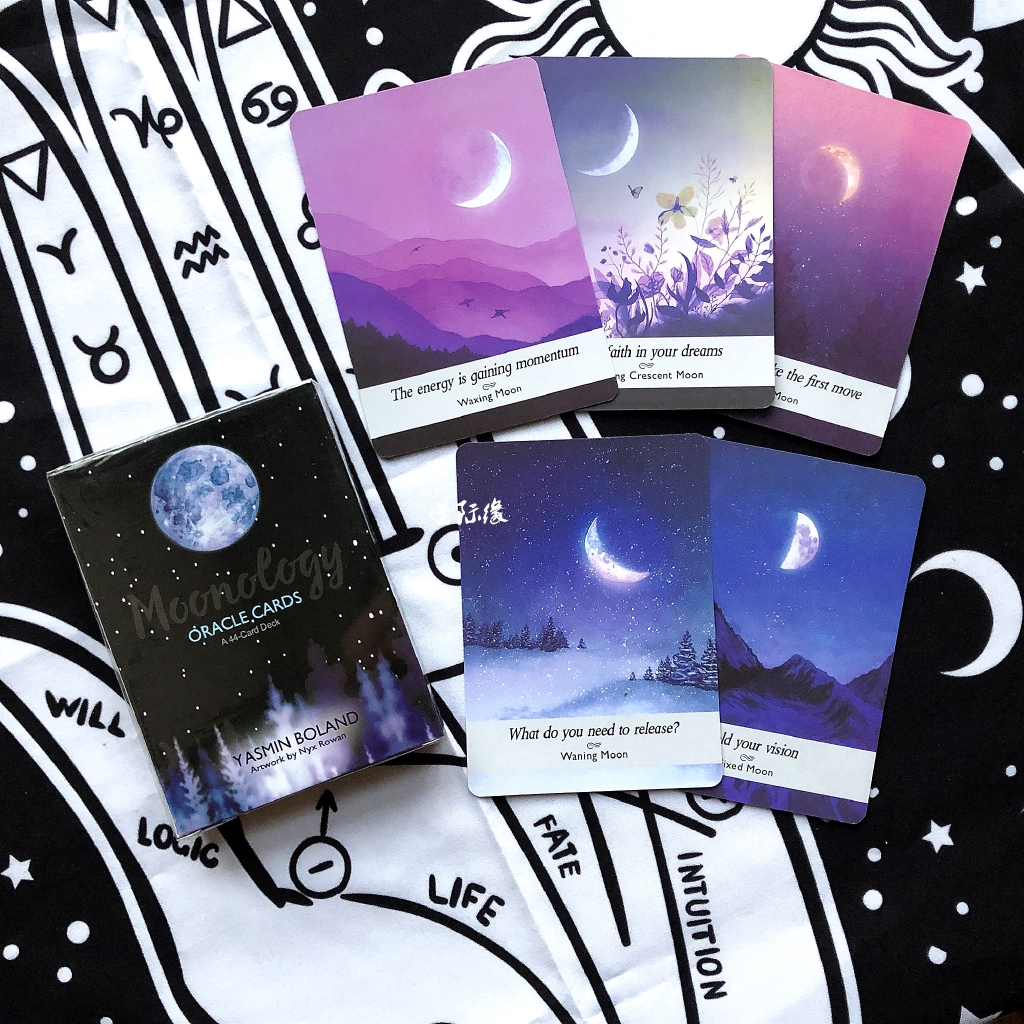 Lowest Price Moonology Oracle Cards A 44 Card Deck Tarot Card Game Mysterious Card Shopee Philippines