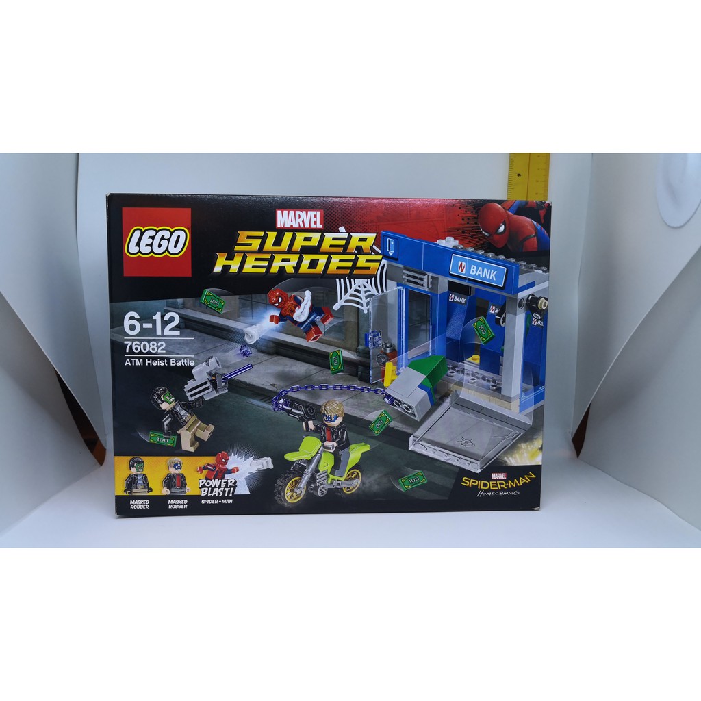 lego spider man atm heist