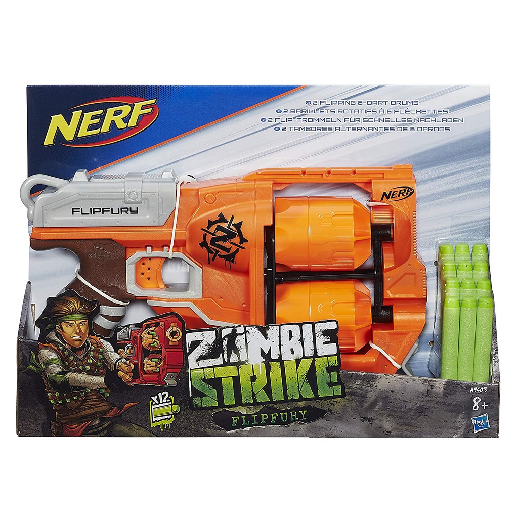 nerf gun zombie strike flipfury