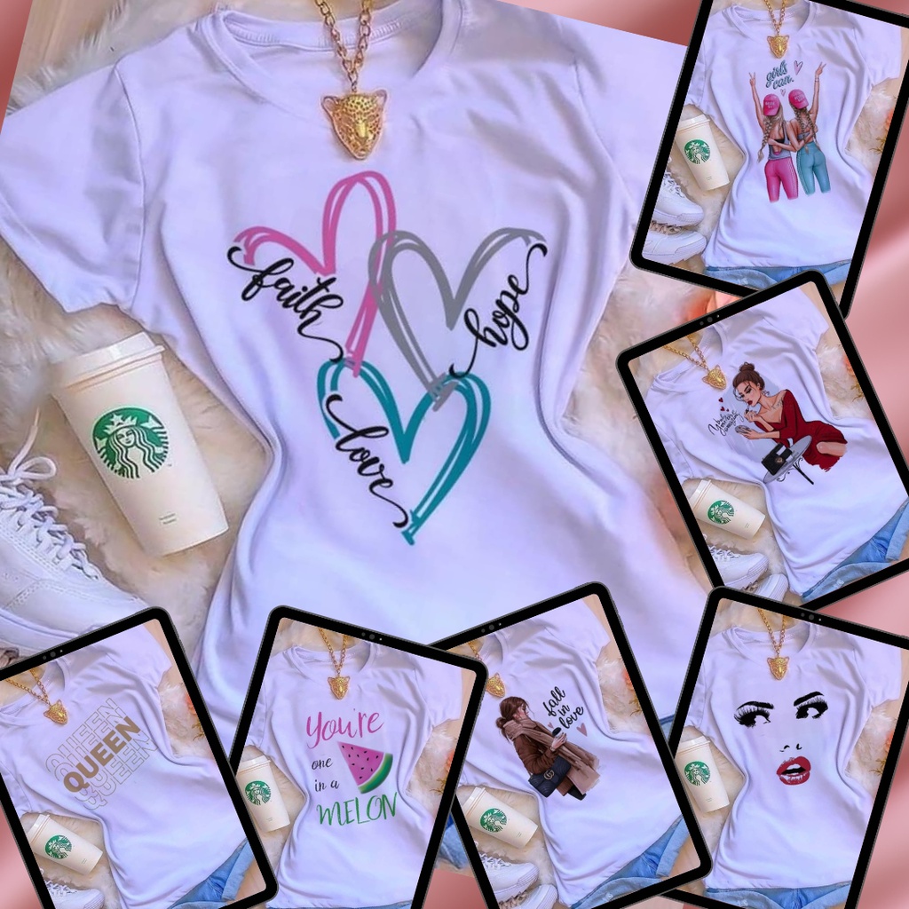 Trendy Graphic Sublimation Tees Direct Supplier Regular White for