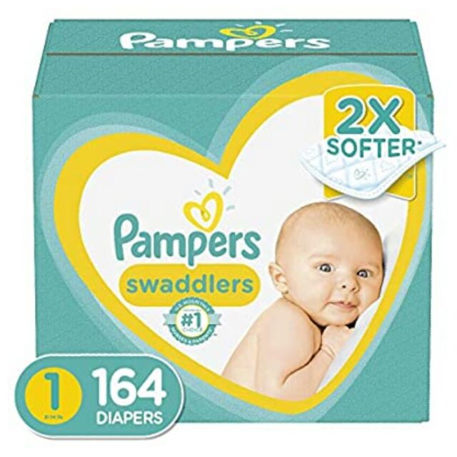 Diapers Newborn/Size 1 (8-14 lb), 164 