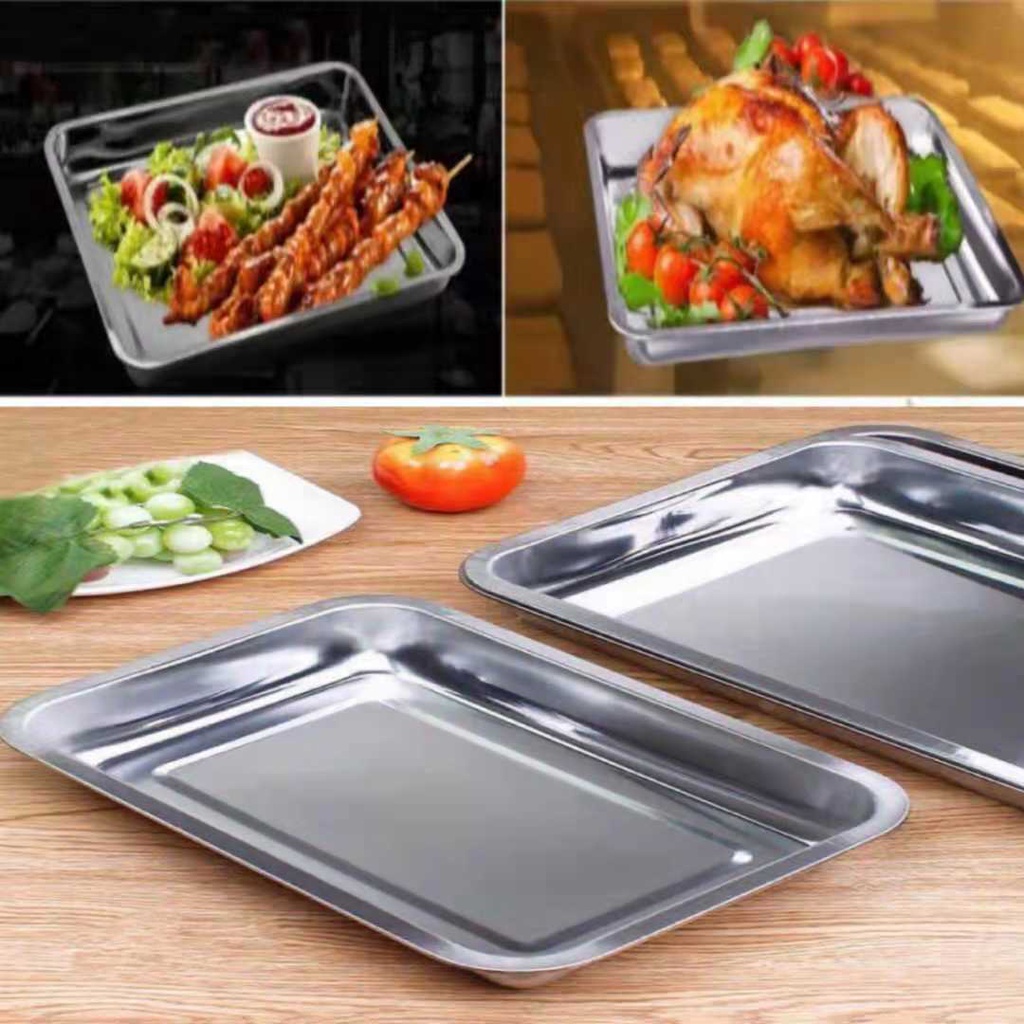 Food Warmer /Tray /Plate Multi purpose Stainless Steel Serving Food