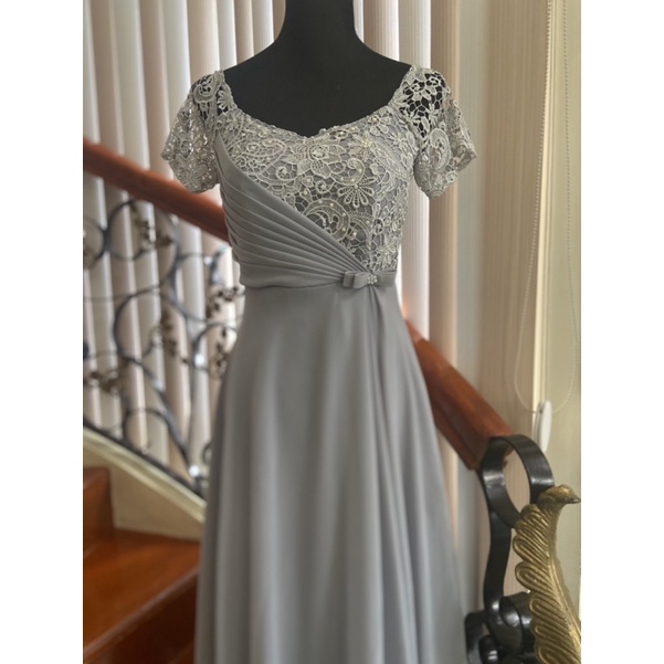 Shop gray gown wedding for Sale on Shopee Philippines