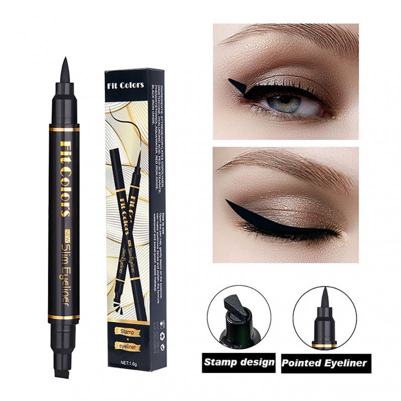 Double Headed Triangle Wing Seal Liquid Eyeliner Waterproof Sweat Proof And Not Smudged Liquid 