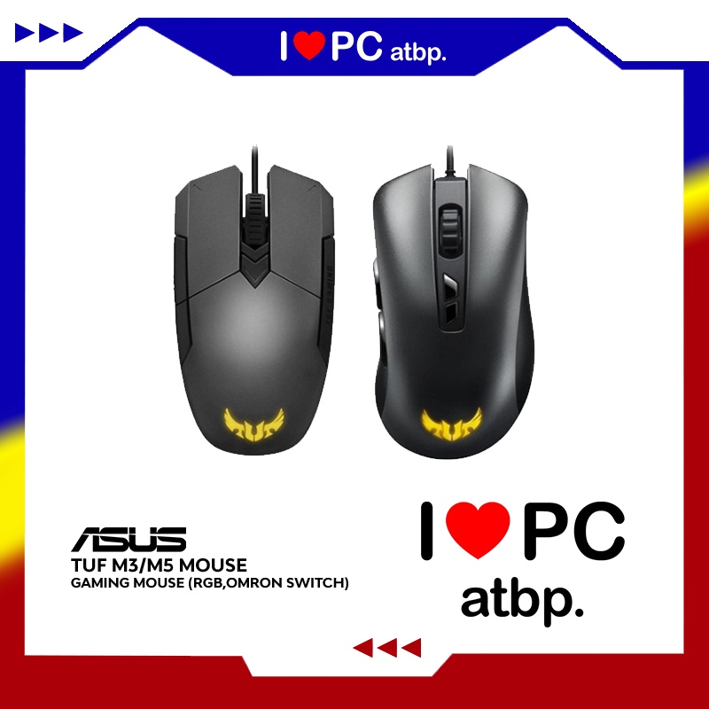 ASUS TUF M3/M5 Mouse Gaming Mouse (RGB, Omron Switch, 6200 DPI) Shopee Philippines