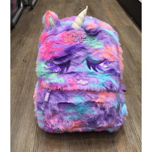 smiggle fluffy backpack