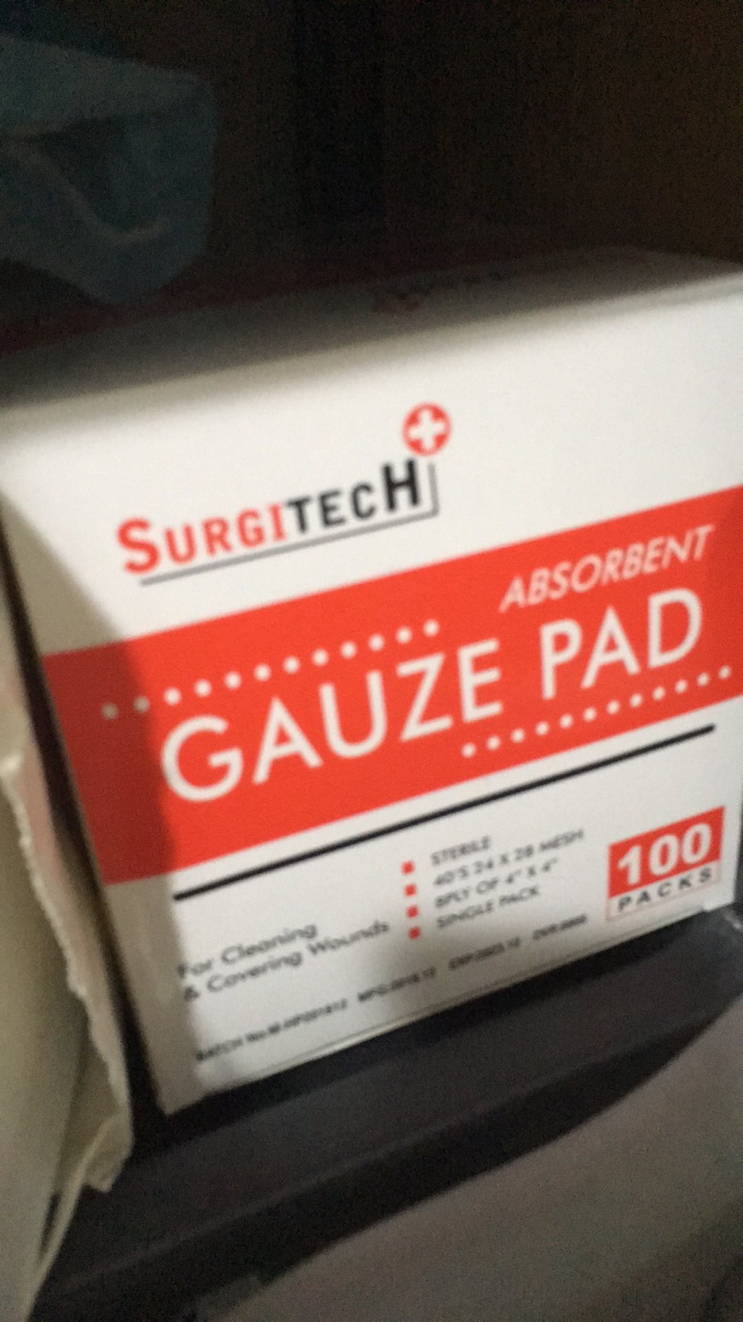 SURGITECH Sterile Gauze Pad 4x4 (100pcs/box) Shopee Philippines