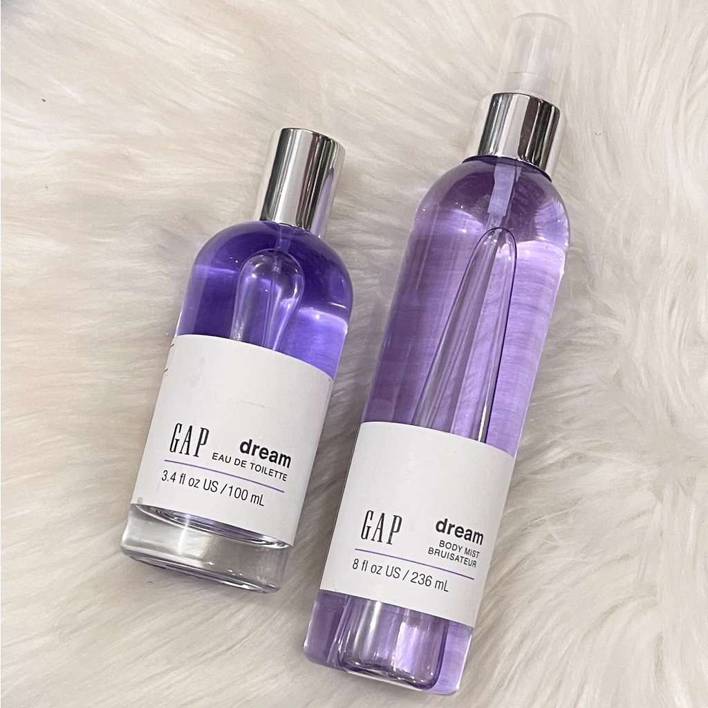 GAP Dream Body Mist 236mL & GAP Dream Edt 100mL Shopee Philippines