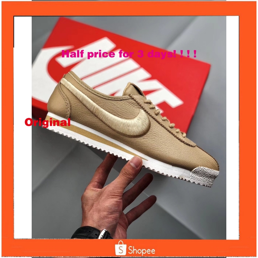 nike classic cortez gold