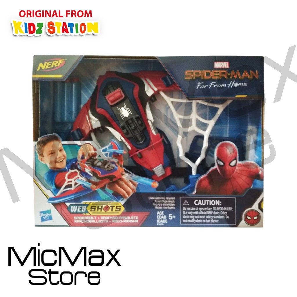 nerf spider man web shots