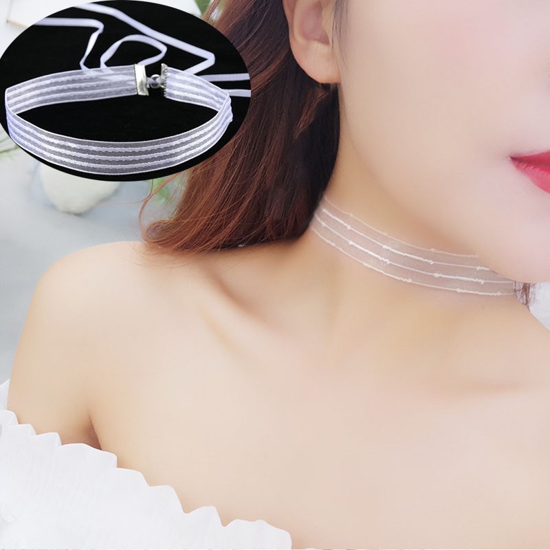 bow neck choker