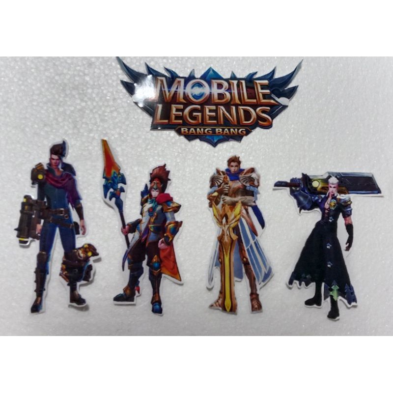 Mobile Legend Cake Topper 4 Characters Shopee Philippines