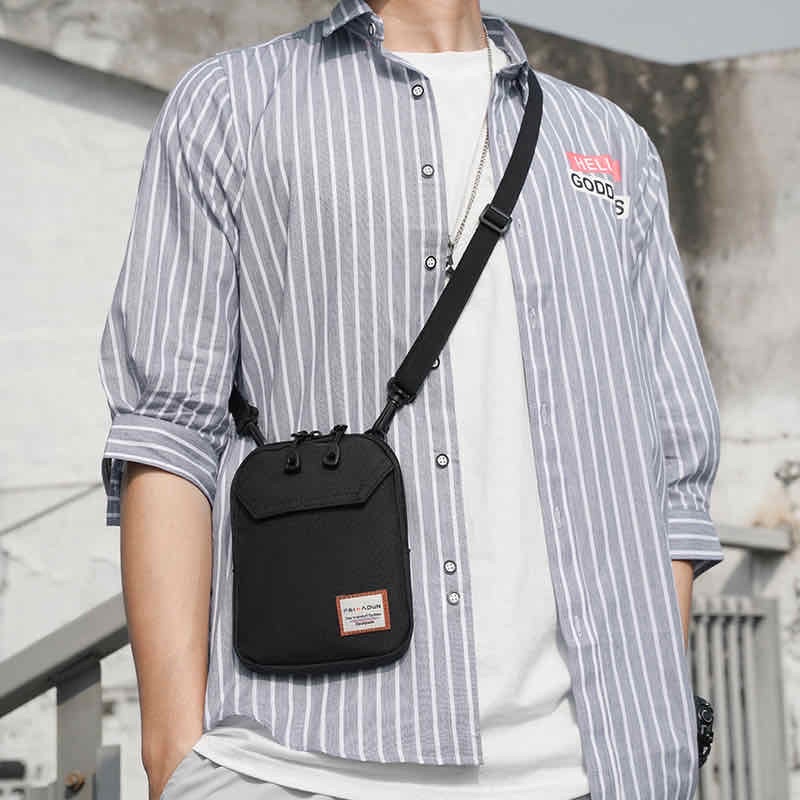 HH canvas mini sling bag for men #K100 korean style body bag for men ...