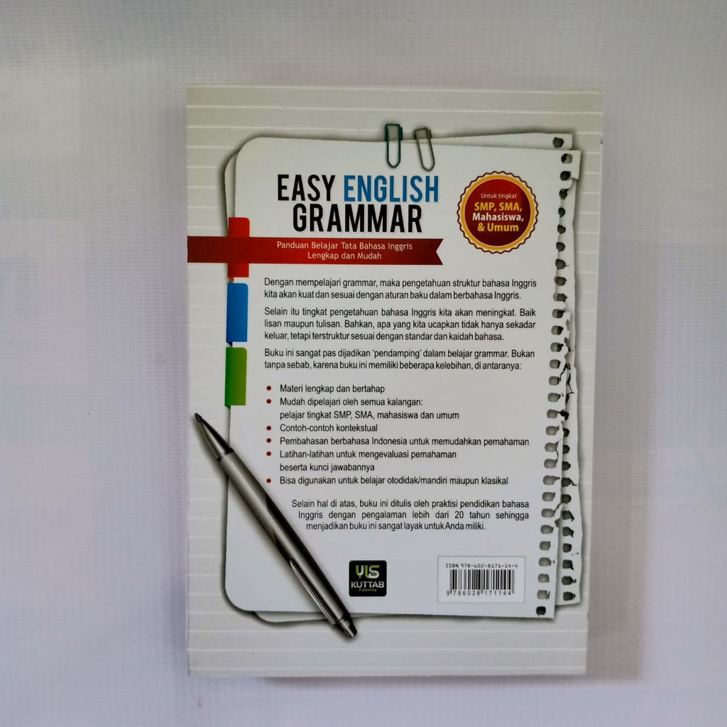 English Grammar Easy English Book  Shopee Philippines