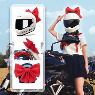 Helmet Female Bow Decorative Accessories for Motorcycle Quick ...