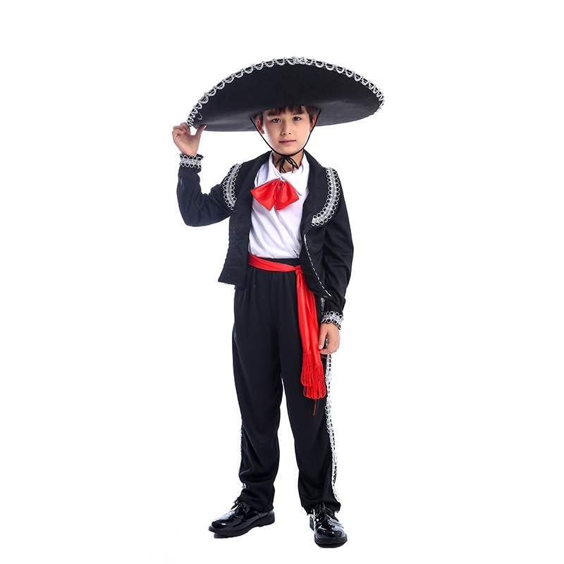 Hot New Traditional Mexican Mariachi Amigo Dancer Child Boys Festival And  Parties Costume | Shopee Philippines